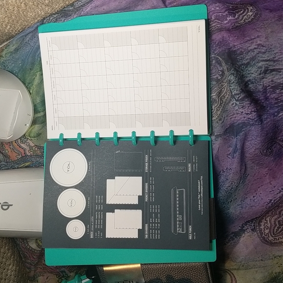 Tul. Accessories Tul Discbound Notebook In Medium Turquoise 6 Ruled